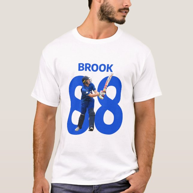 Camiseta Cricketer do Harry Brook English (Frente)