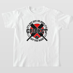 Camiseta Cricketer está fora do críquete