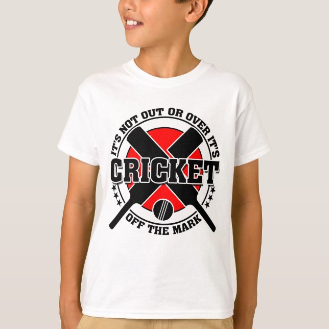 Camiseta Cricketer está fora do críquete (Frente)