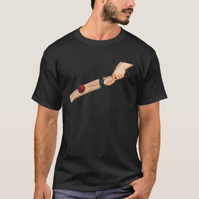 Camiseta Cricketer Umpire Cricketing  Batsman Bowler Cricke (Frente)