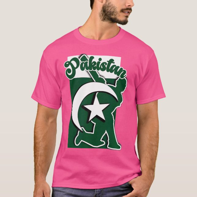 Camiseta Cricketers paquistaneses (Frente)