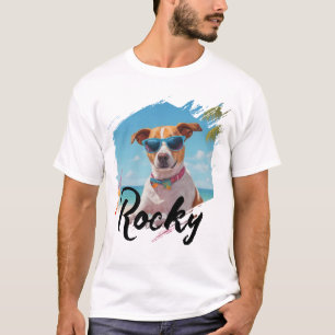 Camiseta Crie a foto personalizada da família do seu animal