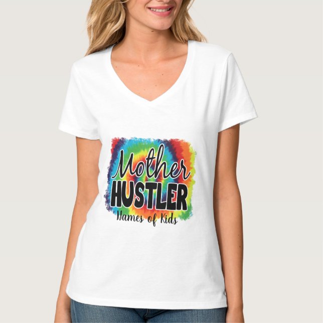 Camiseta Crie a sua mãe Hustler (Frente)