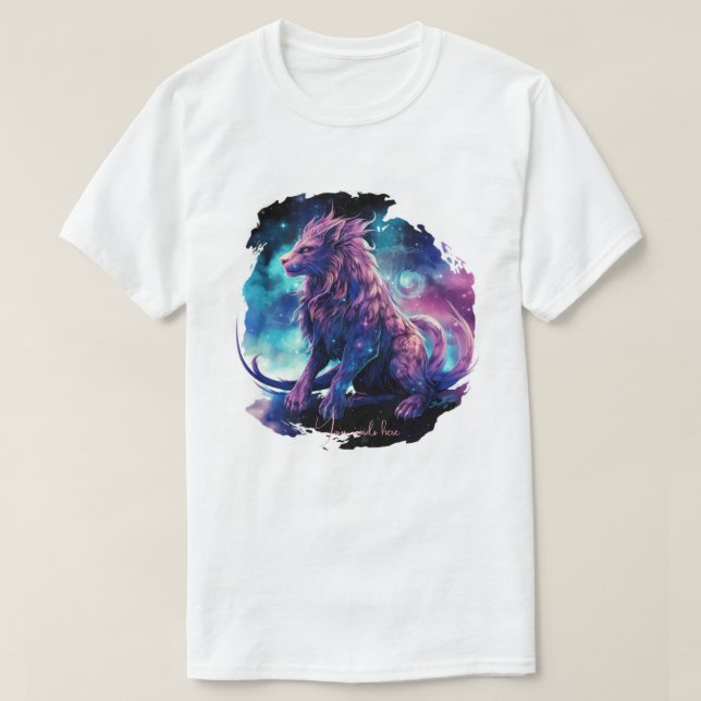 Camiseta Crie a sua própria quimera mítica grande (Frente do Design)