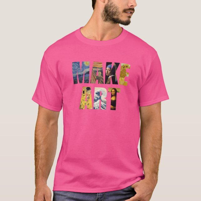 Camiseta CRIE ARTE garoto (Frente)