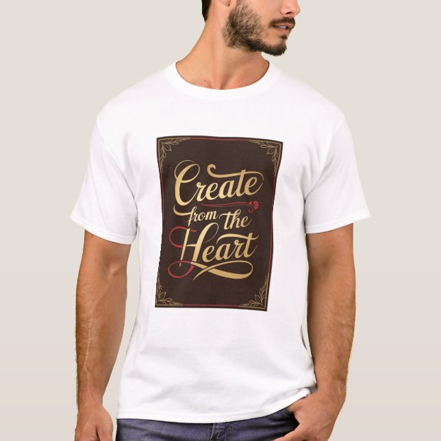 Camiseta Crie com o Coração (Frente)