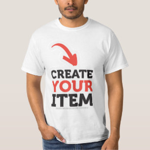 Camiseta CRIE-O-SEU Design personalizado de upload DIY para