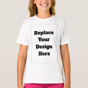 Camiseta Crie o seu próprio branco