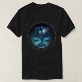 Camiseta Crie o seu próprio Celestial Libra Zodiac