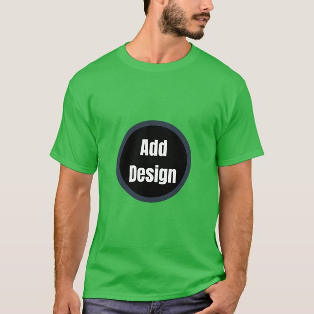 Camiseta Crie o seu próprio editável (Frente)