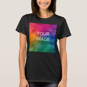 Camiseta Crie o seu próprio logotipo de imagem de envio de