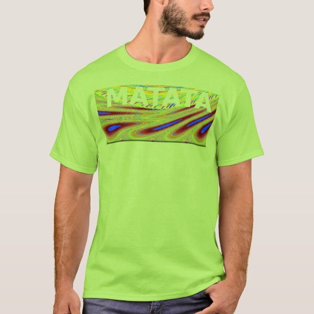 Camiseta Crie o seu próprio Matata Basic T-Shirt Modelo (Frente)