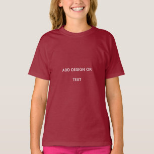 Camiseta Crie o Seu Próprio simples