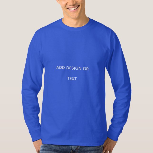 Camiseta Crie o seu próprio simples (Frente)
