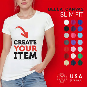 Camiseta CRIE-O-VOCÊ-MESMO DIY Personalizado envie seu desi