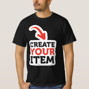Camiseta CRIE-O-VOCÊ-MESMO DIY Personalizado envie seu desi