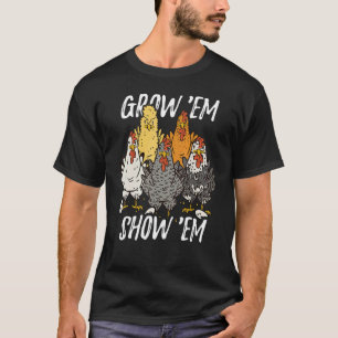 Camiseta Crie-os, mostre-os u2013 Fazendeiro engraçado de f