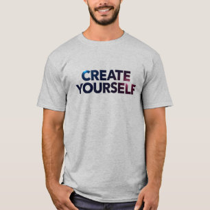 Camiseta Crie-se - Design de Tipografia Motivacional
