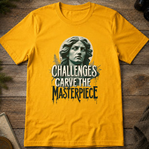 Camiseta Crie Seu Destino - Tipografia Inspiradora