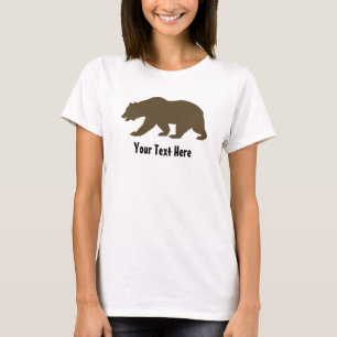 Camiseta Crie Seu Engraçado Nome Do Urso Da Mãe T-Shirt