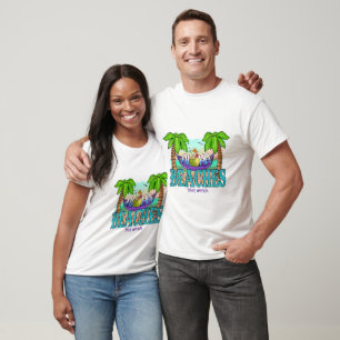 Camiseta Crie Seu Próprio Aloha Beaches Tropicais