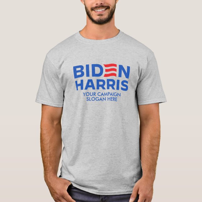 Camiseta Crie seu próprio Biden Harris 2024 (Frente)