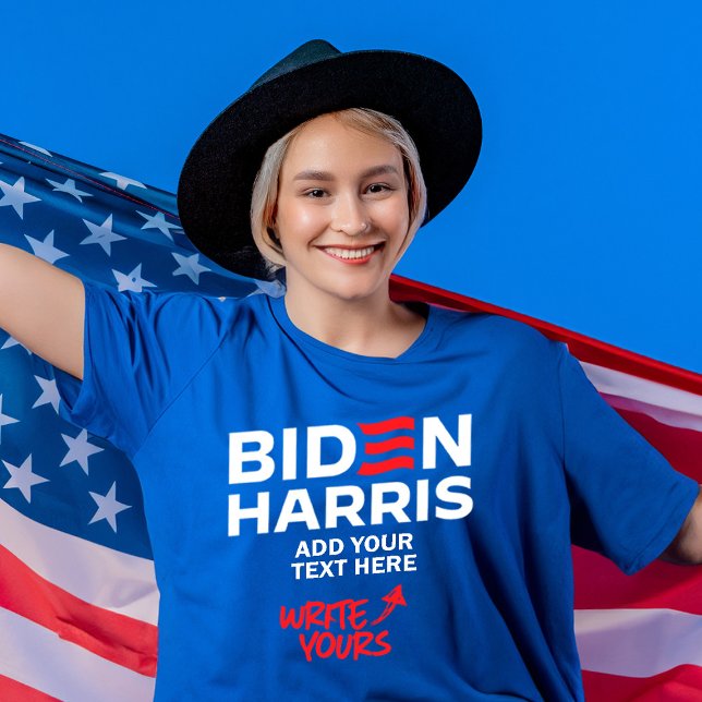 Camiseta Crie seu próprio Biden Harris 2024 (Custom Biden Harris 2024 Shirts and More from Politiclothes.com)
