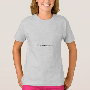 Camiseta Crie seu próprio branco