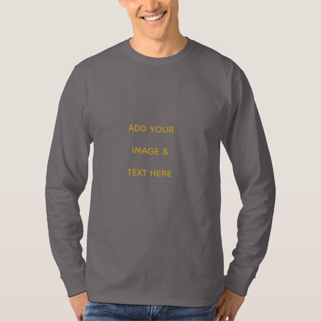 Camiseta Crie seu próprio branco  (Frente)