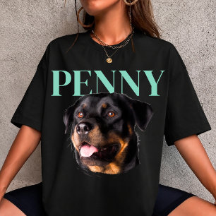 Camiseta crie seu próprio cachorro animal foto personalizad