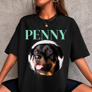 Camiseta crie seu próprio cachorro animal foto personalizad