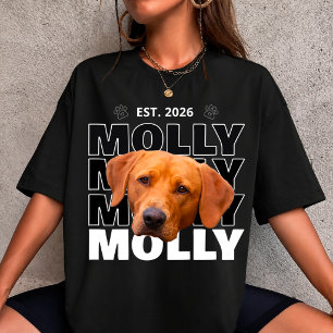 Camiseta crie seu próprio cachorro Pet Photo Animal persona