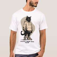 Crie Seu Próprio Caminho – Gato de Streetwear Moti
