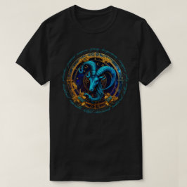 Camiseta Crie seu próprio Capricórnio Celestial Zodiac