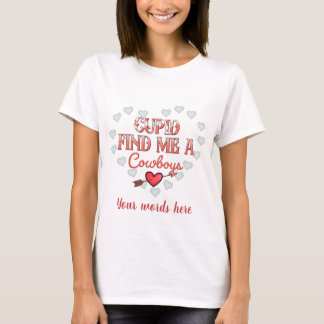 Camiseta Crie seu próprio Cupido Encontre-me um Coração de