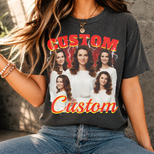 Camiseta Crie seu próprio design de bootleg 90 - Feito à mã