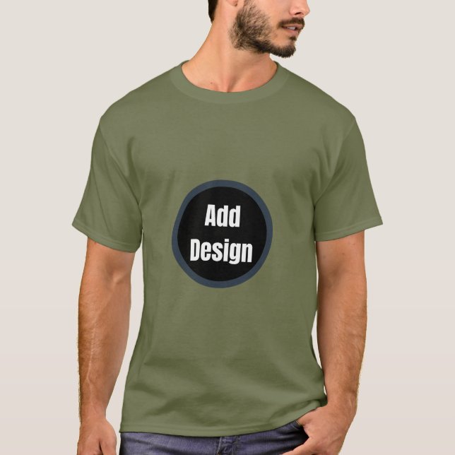Camiseta Crie seu próprio editável (Frente)