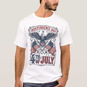 Camiseta Crie Seu Próprio Esboço do Dia da Independência Am