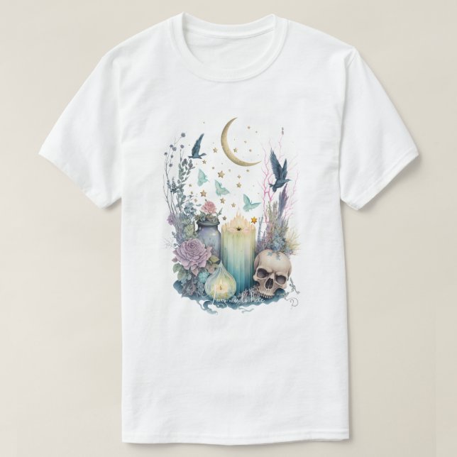 Camiseta Crie Seu Próprio Gótico Celestial (Frente do Design)