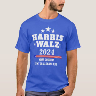 Camiseta Crie seu próprio Harris Walz 2024