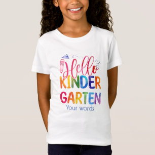 Camiseta Crie seu próprio jardim de infância de alô