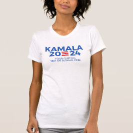 Camiseta Crie Seu Próprio Kamala Harris 2024 Sti Retangular
