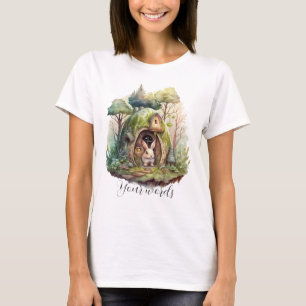 Camiseta Crie seu próprio Primavera Bunny Hut