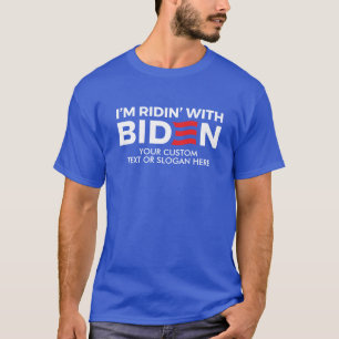 Camiseta Crie Seu Próprio Ridin' Com Biden