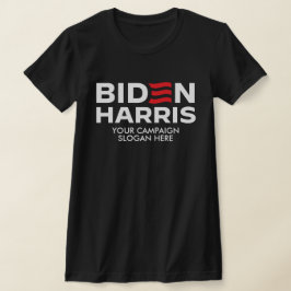 Camiseta Crie seu próprio slogan da campanha Biden Harris