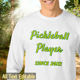 Camiseta Crie seu próprio texto personalizado de script ele