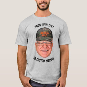 Camiseta Crie seu próprio Tim Walz