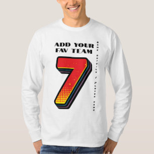 Camiseta Crie seu time favorito 7 Futebol/futebol