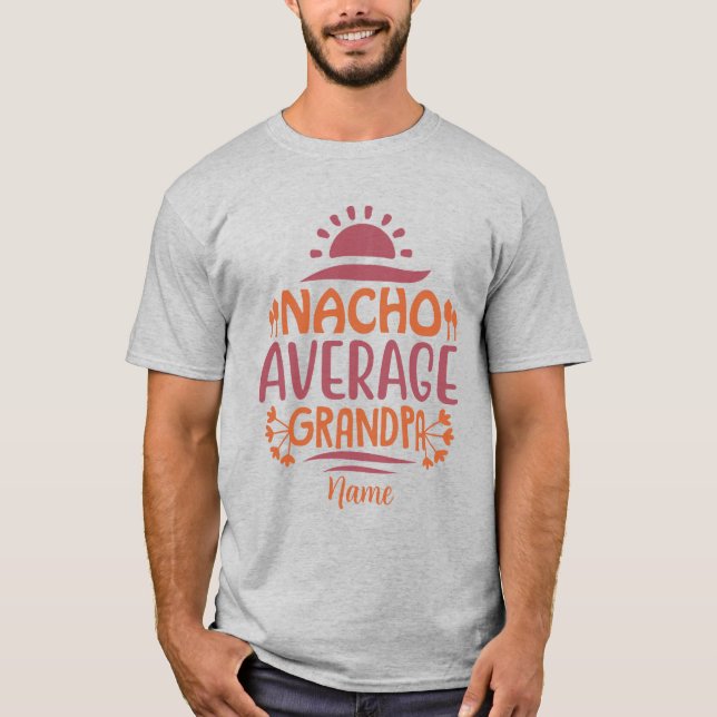 Camiseta Crie seu vovô médio Nacho (Frente)