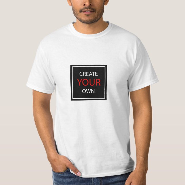 Camiseta Crie seus próprios brancos - personalizados / pers (Frente)